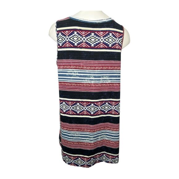 LuLaRoe Kristina Red White Blue Tank Top Tunic Medium NEW‎ - Picture 2 of 5